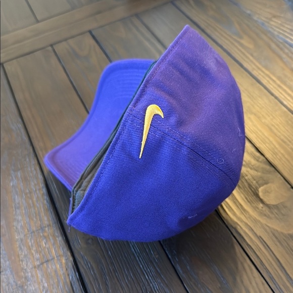 Nike LSU Tiger Purple Hat with Embroidered Tiger Eye - Picture 2 of 5